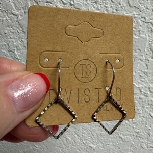 NEW Hammered Silver earrings